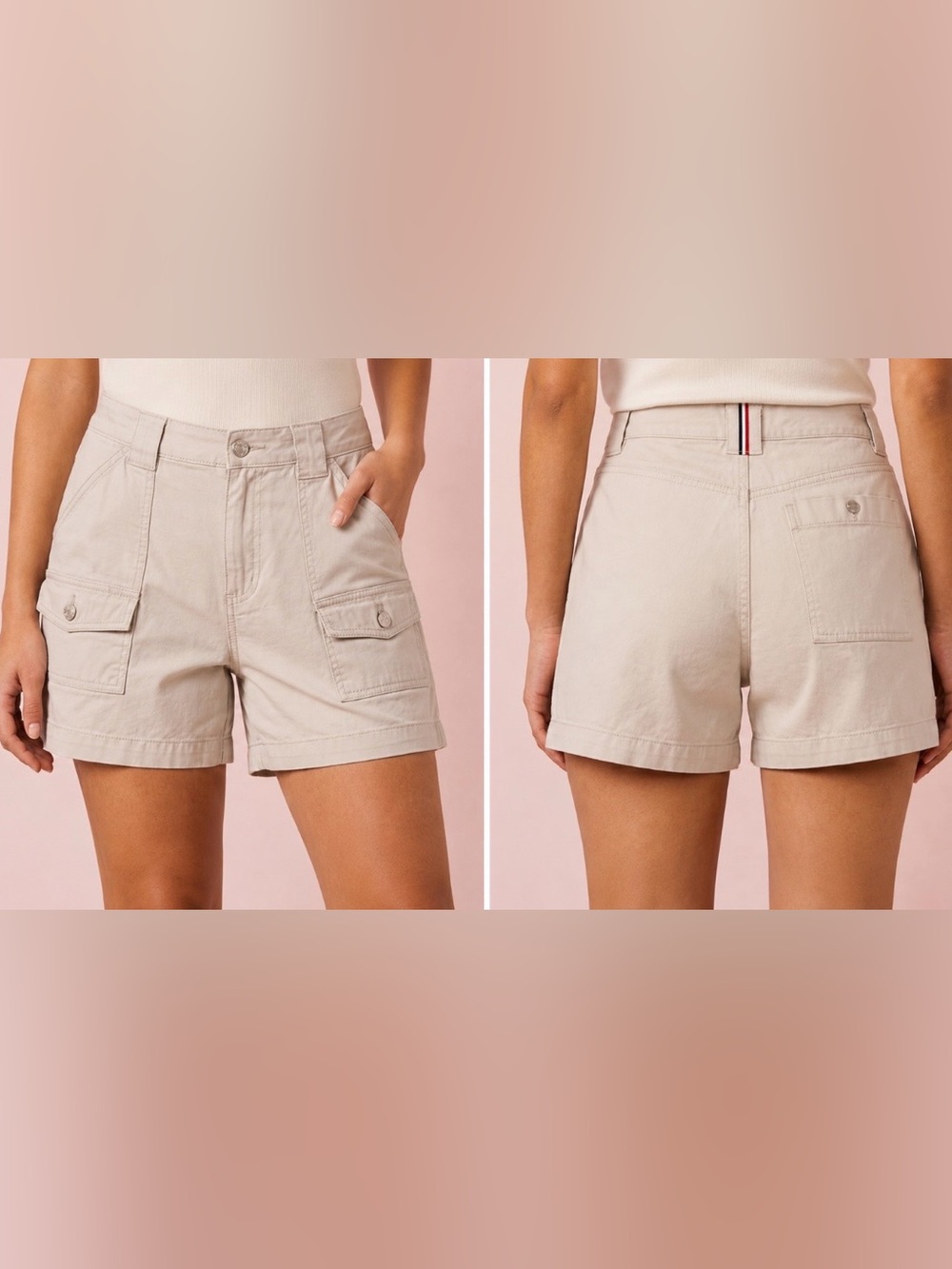 Tommy Hilfiger Tan Cargo Shorts